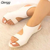 Niulatu Women Sandals Peep Toe 2025 Summer New Fashion Ladies Casual Flat Shoes Breathable Female Footwear Luxury Beach Sandals Women DJSE