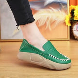 Niulatu Women Shoes Platform Flats Sports Autumn Spring Fashion New 2025 Sneakers Walking Loafers Casual Running Hiking Pu Leather Shoes DJSE