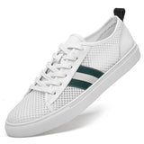 Niulatu New Mens Leather Casual Shoes White Tenis Footwear for Men Fashion Comfortable Autumn Male Flats Slip on Man Loafers Shoe DJSE
