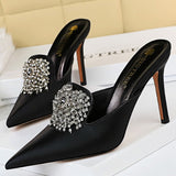 Niulatu Shoes New Woman Pumps Rhinestone Shoes For Women Heels Wedding Shoes Elegant Party Shoes Women High Heels Lady Stiletto DJSE