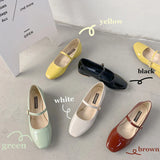 Niulatu Shoes New Spring Thick Heel Square Toe Shallow Mouth Single Shoes Women Wild Fairy Style Mary Jane Shoes DJSE