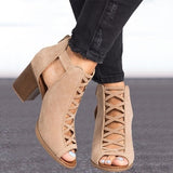Niulatu Women's Fashion 2025 New Arrival Summer Fashion Solid Color Hollow Out Open Toe Width High Heel Sandals Sexy Casual Dress Shoes DJSE