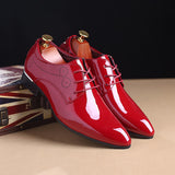 Niulatu Men Formal Shoes Men Oxford Leather Dress Shoes Fashion Business Men Shoes Pointed Wedding Shoes DJSE