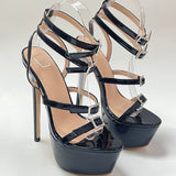 Niulatu Women Sandals High Heels Fashion New Open Toe Platform Stilettos Fashion Party Shoes Sexy Plus Size High Heels DJSE
