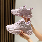 Niulatu Women Platform Chunky Sneakers Designers Fashion Brand Casual Shoes Woman Tennis Basket Female Summer Vulcanized Shoes 2025 DJSE