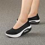 Niulatu New Women's Thick-soled Shoes Shake Fashion Casual Shake Shoes Thick Bottom Sponge Cake Single Cushion Shoes S012 DJSE