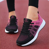 Niulatu for Women Sneakers 2025 Summer Woman Casual Sport Shoe Flats Casual Ladies Mesh Light Breathable Nursing Vulcanize Shoes DJSE