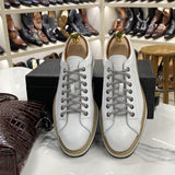 Niulatu Mens Casual Shoes Genuine Leather Lace-Up Fashion Sneakers Luxury Brand Alligator Print Street Travel Flat Shoes for Men DJSE