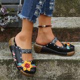 Niulatu For Women Buckle Design Fashion Comfy Casual Chunky Sandal Bohemia Platform Wedges Shoes Woman 2025 Brand New DJSE