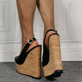 Niulatu Hot Sale Elegant Ladies Open Toe Platform Wedges Bowknot Cork Party Sandals Women Dress Fashion Trendy Shoes DJSE