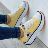 Niulatu Women Shoes Couple Canvas Shoe Casual Women Sport Shoes Male Flat Lace-Up Adult Zapatillas Mujer Chaussure Femme DJSE