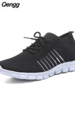 Niulatu 2025 Summer Mesh Breathable Sneakers Women Platform Casual Sport Shoes Women Comfort Lace Up Running Shoes Plus Size DJSE