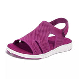 Niulatu Women Shoes Summer 2025 Fish Flying Velcro Women Casual Sandals Comfort Flat Sneaker Sandals Women's Size 43 Zapatillas Muje DJSE