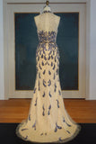 Niulatu Length Mermaid Halter Sequined Patterns Prom HZ1007