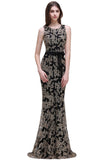 Niulatu Sheath Round Neck Lace Evening HZ1007