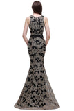 Niulatu Sheath Round Neck Lace Evening HZ1007