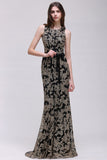 Niulatu Sheath Round Neck Lace Evening HZ1007
