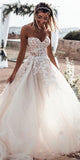 Niulatu Appliques Tulle Ball Gown Wedding Dress HZ0113