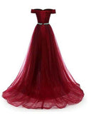 Niulatu BEADED TULLE NEW STYLE PROM DRESS, TULLE PARTY DRESS HZ0113