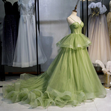 Niulatu Gown, Green Prom Dresses Vintage Prom Dress HZ0113