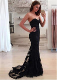 Niulatu Mermaid Prom Dresses,Sweetheart Lace Prom HZ0113