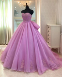 Niulatu Gown Prom Dress Floor Length Tulle Quinceanera Dress HZ0113