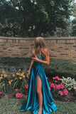 Niulatu Simple Stunning Long Prom Dresses Formal Evening Gowns HZ0113
