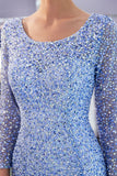 Niulatu Mermaid Sequins Formal Evening Dresses with HZ1007