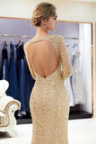 Niulatu Mermaid Sequins Formal Evening Dresses with HZ1007