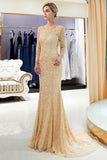 Niulatu Mermaid Sequins Formal Evening Dresses with HZ1007