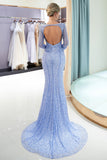 Niulatu Mermaid Sequins Formal Evening Dresses with HZ1007