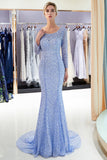 Niulatu Mermaid Sequins Formal Evening Dresses with HZ1007