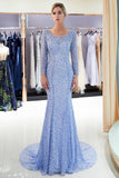 Niulatu Mermaid Sequins Formal Evening Dresses with HZ1007