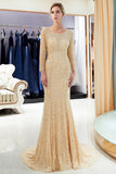 Niulatu Mermaid Sequins Formal Evening Dresses with HZ1007