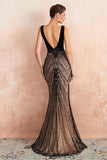 Niulatu Mermaid V-neck Beading Sequins Evening HZ1007