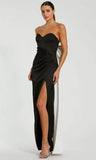 Niulatu Ruched Detail Prom HZ1007