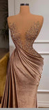 Niulatu Arabic Evening Dresses Long Formal Dresses Velvet Womens Evening Gown HZ1007