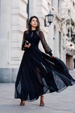 Niulatu Lace Evening Dress Black Prom Dress Fashion Prom Dress Sexy Party Dress HZ1007