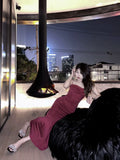 Niulatu Sheath Spaghetti Straps Burgundy Long Party Dress Prom Dresses SD1376