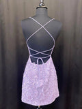 Niulatu Mermaid Lace Open Back Prom Dress Purple Formal Evening HZ1007