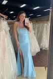 Simply Purple Mermaid Long Prom Dress with HZ0308