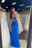 Simply Purple Mermaid Long Prom Dress with HZ0308