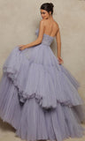Niulatu Tulle Beaded Plus Size Prom HZ1007