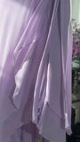 Niulatu Purple A Line V Neck Layered Chiffon Homecoming Dress Outfits HZ0113